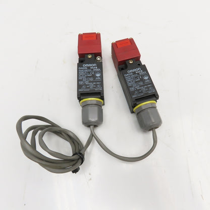 Omron D4DS-3AFS Industrial Gate Guard Door Interlock Safety Switch 600V Lot of 2