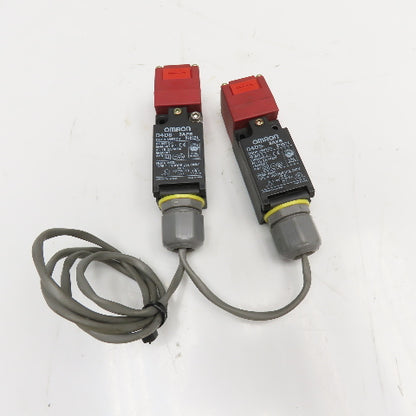 Omron D4DS-3AFS Industrial Gate Guard Door Interlock Safety Switch 600V Lot of 2