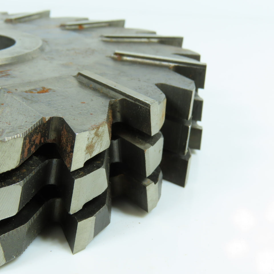 Niagara 4-15/16" x 3/8" Side Milling Cutter 1-1/4" Arbor Lot of 5