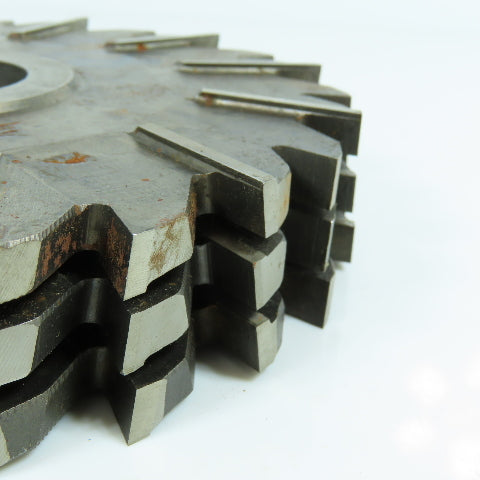 Niagara 4-15/16" x 3/8" Side Milling Cutter 1-1/4" Arbor Lot of 5
