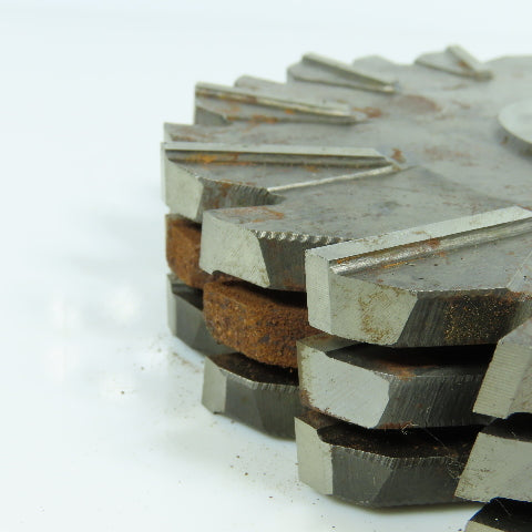 Niagara 4-15/16" x 3/8" Side Milling Cutter 1-1/4" Arbor Lot of 5
