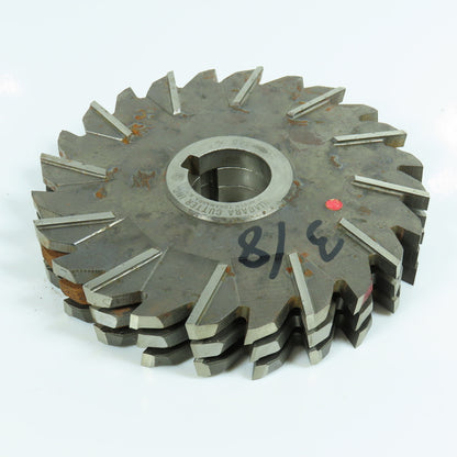 Niagara 4-15/16" x 3/8" Side Milling Cutter 1-1/4" Arbor Lot of 5