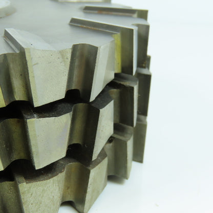 5-5/8" x 3/8" Side Milling Cutter 1-1/4" Arbor Staggered 24 Tooth Regrind Lot/3