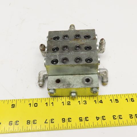 Trabon Lubriquip MSP-10T MSP-20T Piston Lubricator Divider Valve Block