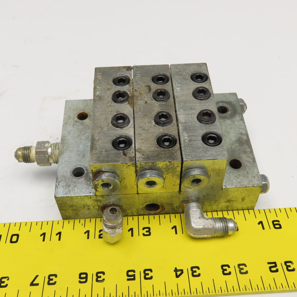 Trabon Lubriquip MSP-10T MSP-20T Piston Lubricator Divider Valve Block