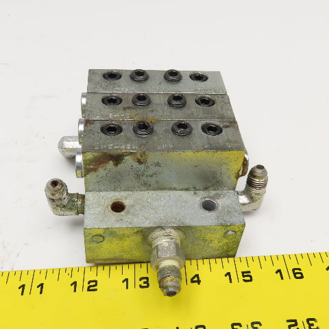 Trabon Lubriquip MSP-10T MSP-20T Piston Lubricator Divider Valve Block
