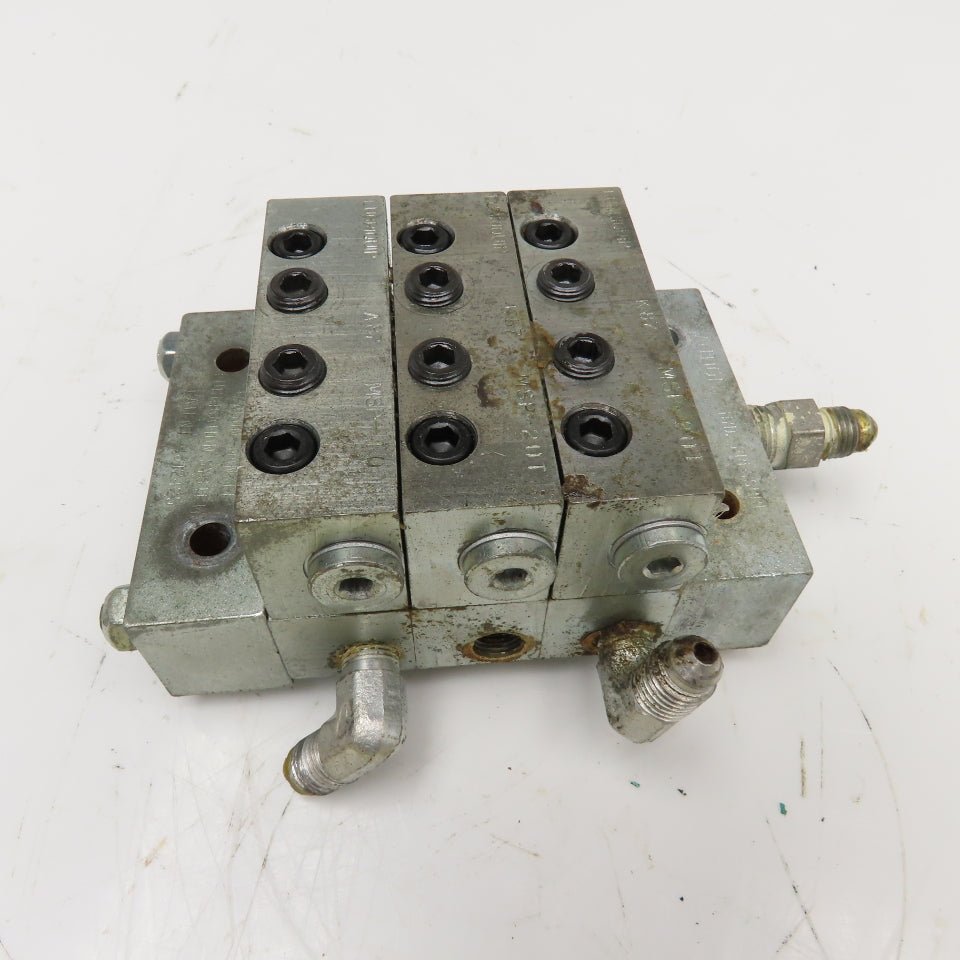 Trabon Lubriquip MSP-10T MSP-20T Piston Lubricator Divider Valve Block