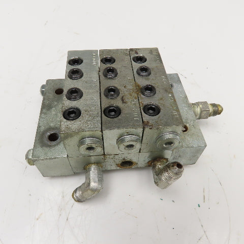 Trabon Lubriquip MSP-10T MSP-20T Piston Lubricator Divider Valve Block