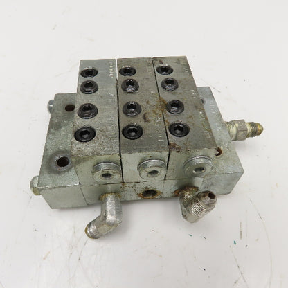 Trabon Lubriquip MSP-10T MSP-20T Piston Lubricator Divider Valve Block