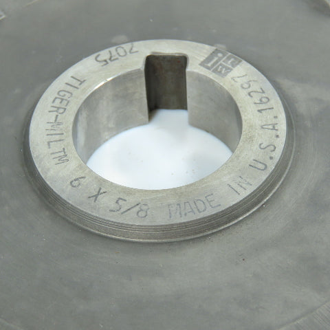 ITW 6" x 3/8" Side Milling Cutter 1-1/4" Arbor Staggered 24 Tooth