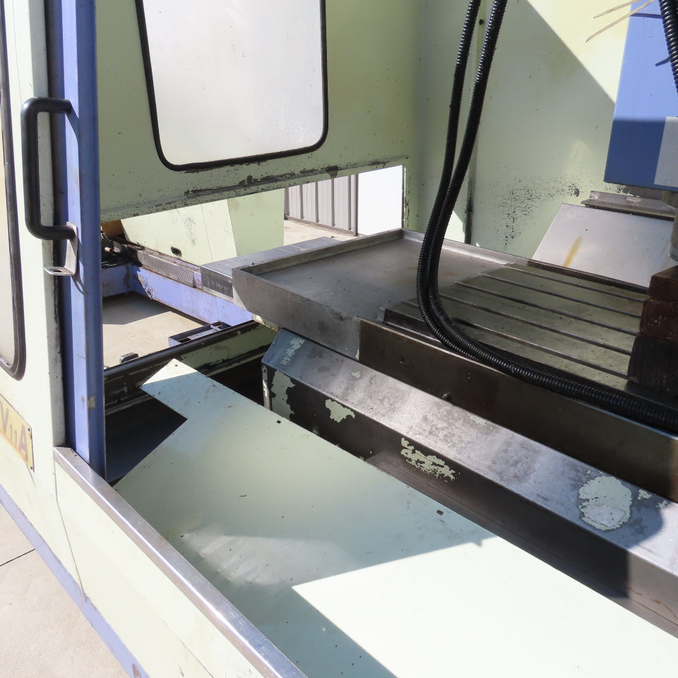Takumi Seiki V11A 3-Axis CNC Vertical Machining Center W/4th-Axis 3PH & Conveyor