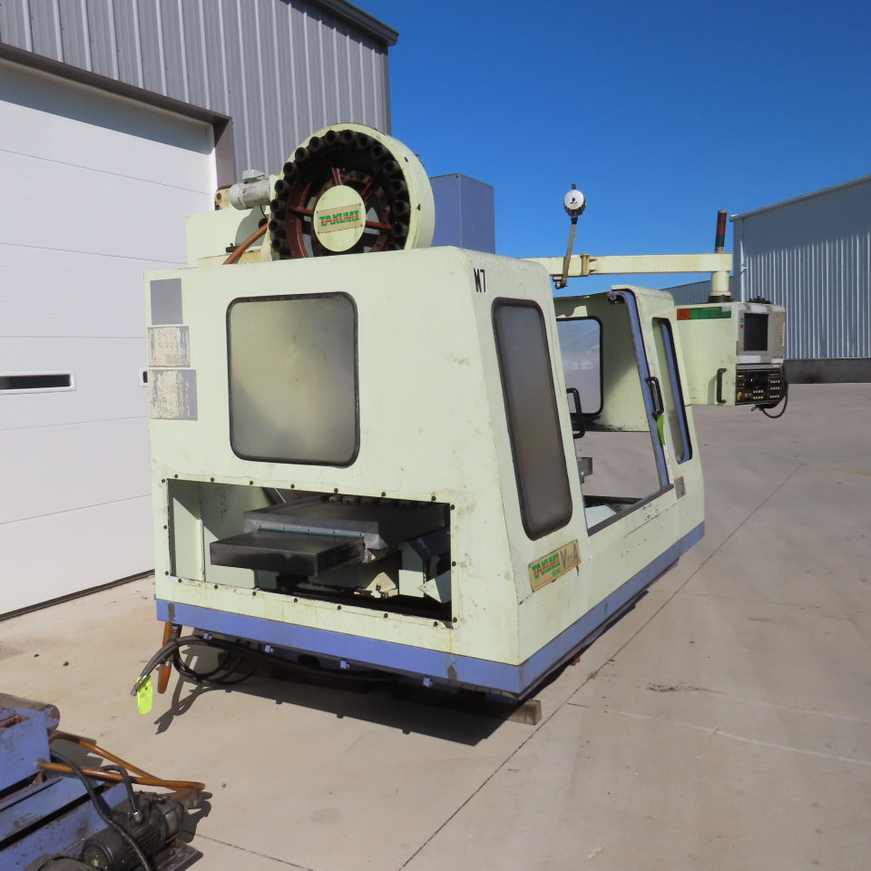 Takumi Seiki V11A 3-Axis CNC Vertical Machining Center W/4th-Axis 3PH & Conveyor
