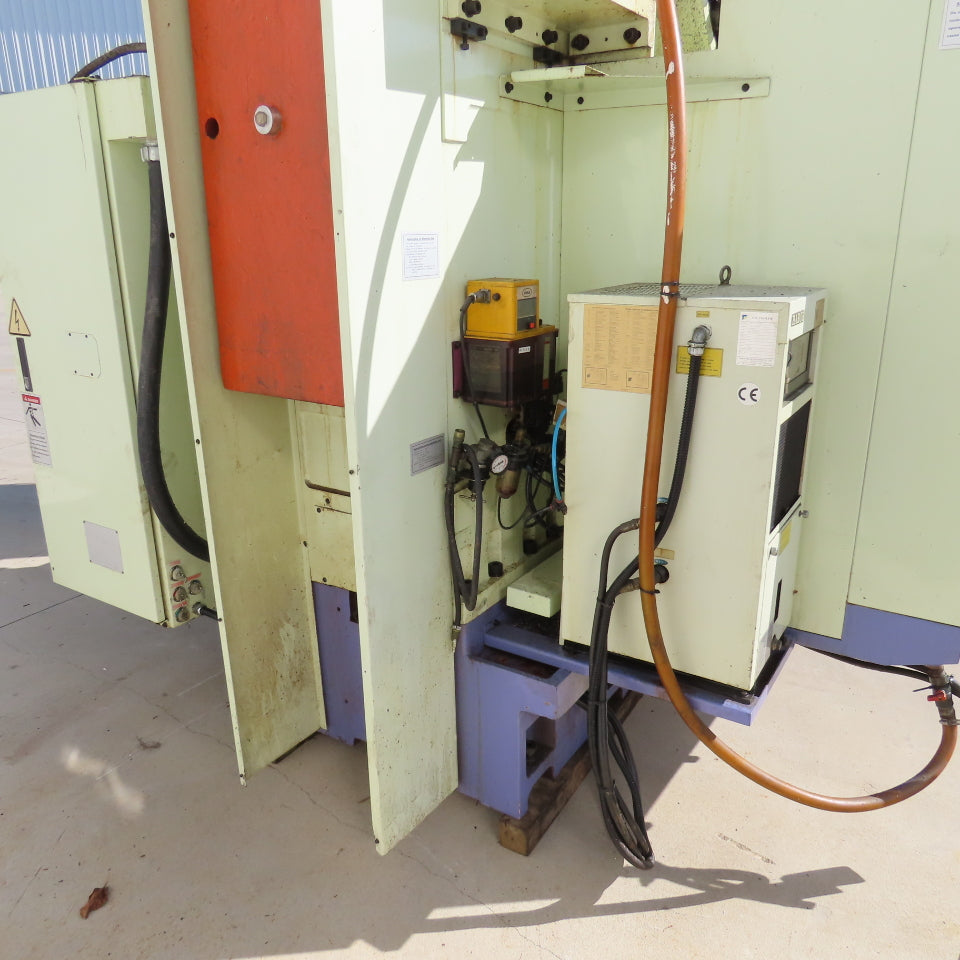 Takumi Seiki V11A 3-Axis CNC Vertical Machining Center W/4th-Axis 3PH & Conveyor