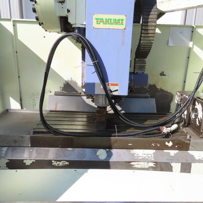 Takumi Seiki V11A 3-Axis CNC Vertical Machining Center W/4th-Axis 3PH & Conveyor