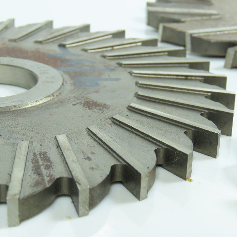 Niagara 6" OD 9/32",3/8",1/2" Cutting Width Side Mill Cutter 1-1/4" Arbor Lot/3