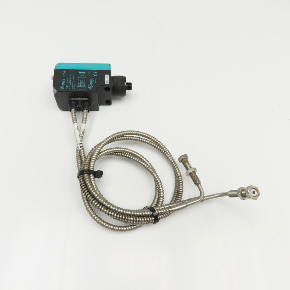 Pepperl + Fuchs RL61-LL-IR-Z/92/136 Fiber Optic Sensor With FE-IASTS6S-3 Cables