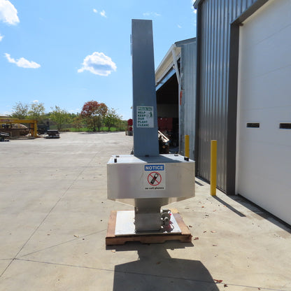 Tecno 22174 12" Belt Width SS Cleated Incline Feeder Conveyor 27FPM 120" Dis 3PH