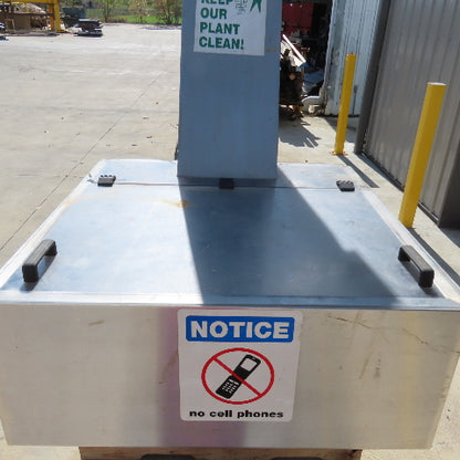 Tecno 22174 12" Belt Width SS Cleated Incline Feeder Conveyor 27FPM 120" Dis 3PH