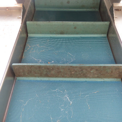 Tecno 22174 12" Belt Width SS Cleated Incline Feeder Conveyor 27FPM 120" Dis 3PH