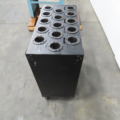 Huot CAT50 CT50 50-Taper NMBT50 Tool Tooling Cart W/Casters 15 Holders