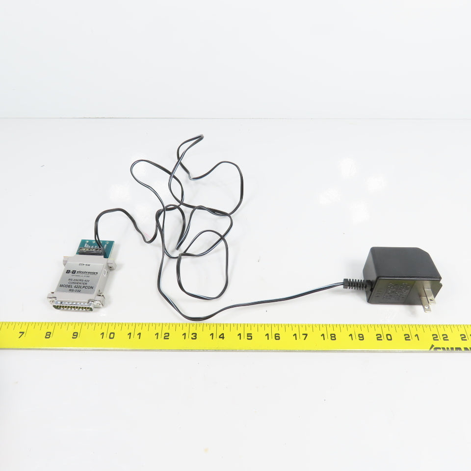 B & B Electronics 422LPCON RS-232/RS-422 Serial Converter 25 Pin W/Power Supply