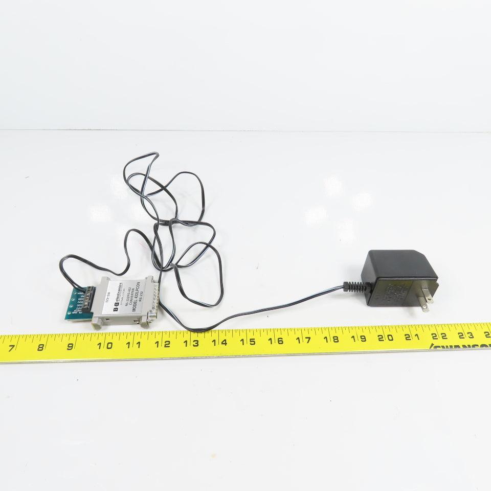B & B Electronics 422LPCON RS-232/RS-422 Serial Converter 25 Pin W/Power Supply