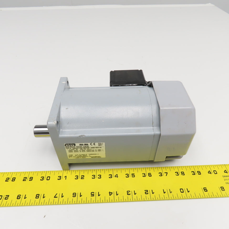 Brother BGFM18-010TJ2CX 1/6Hp 3Ph 208/230V 10:1 Induction Gear Motor