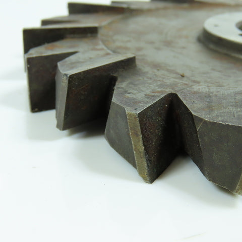 6" x 5/8" Side Milling Cutter 1-1/4" Arbor Staggered 22 Tooth