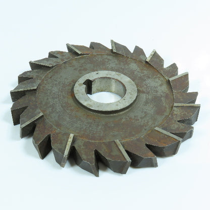 6" x 5/8" Side Milling Cutter 1-1/4" Arbor Staggered 22 Tooth