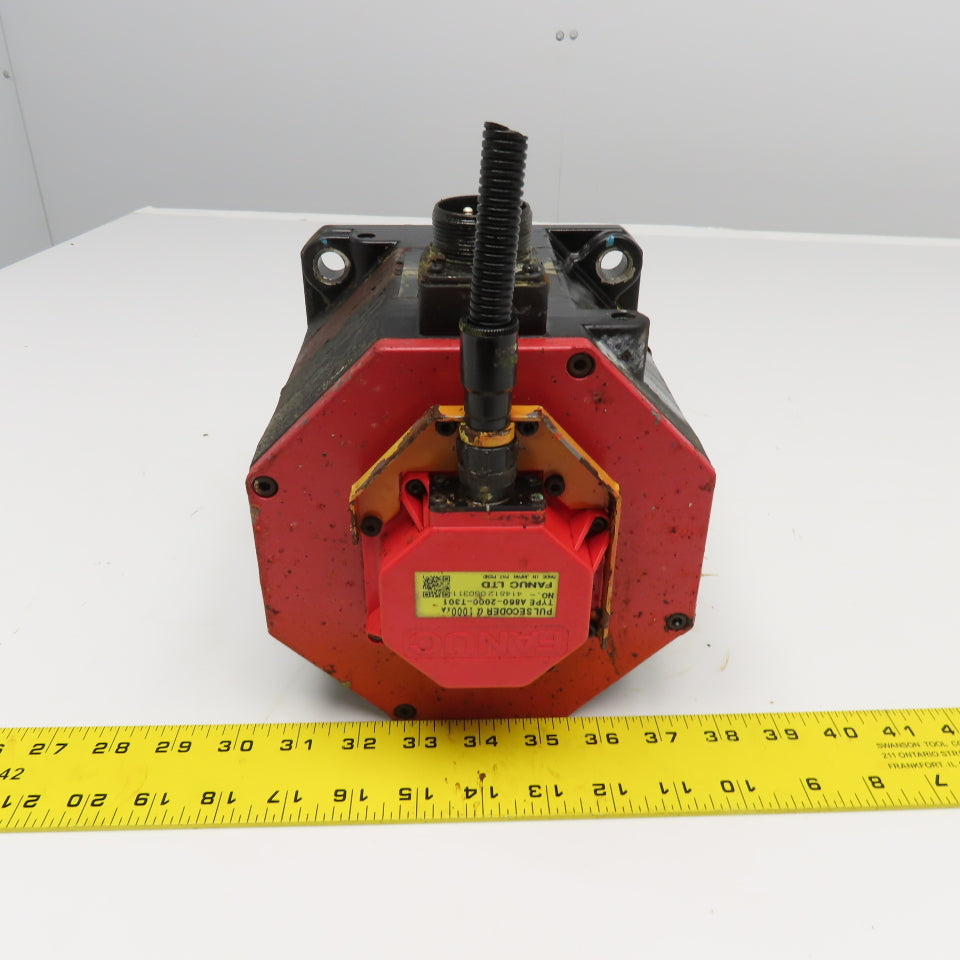 Fanuc A06B-0241-B100 1.8kW 2000RPM 3Ph 200/240V AC Servo Motor