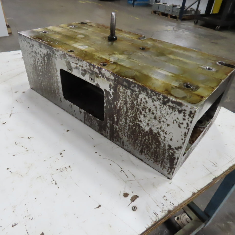 12" x 24" x 8" Solid Steel Machined Riser Machinist Block Set Up Jig Fixture