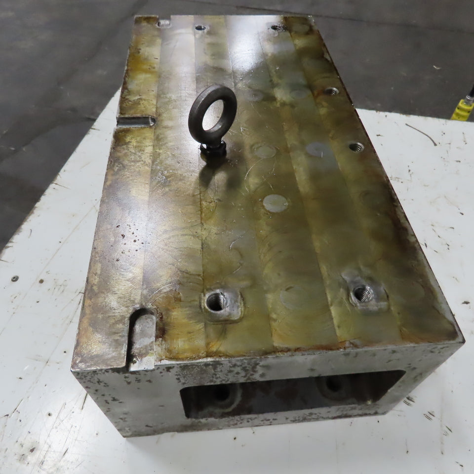 12" x 24" x 8" Solid Steel Machined Riser Machinist Block Set Up Jig Fixture
