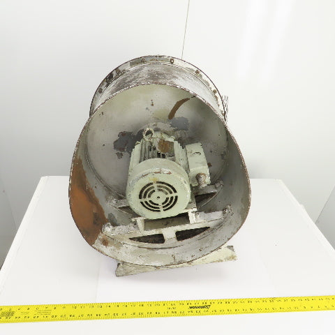 1HP Direct Drive Centrifugal Blowers 460V 3PH 3510RPM 4" Outlet