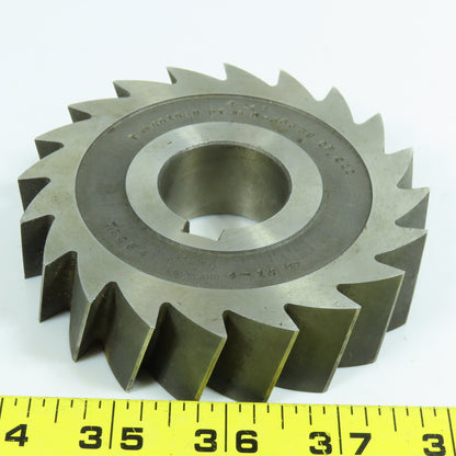 4" x 1" Plain Milling Cutter 1-1/4" Arbor 20 Tooth
