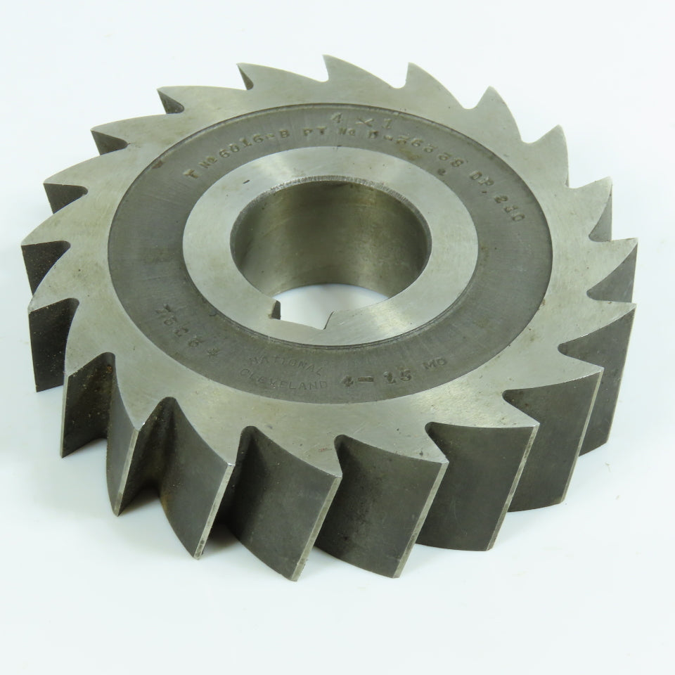 4" x 1" Plain Milling Cutter 1-1/4" Arbor 20 Tooth