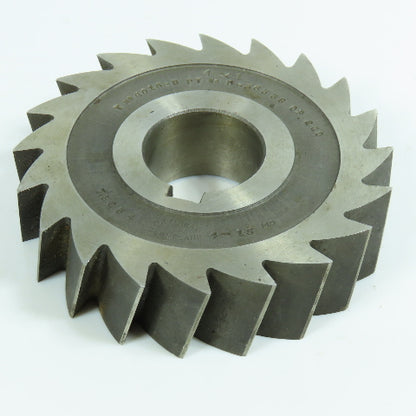 4" x 1" Plain Milling Cutter 1-1/4" Arbor 20 Tooth