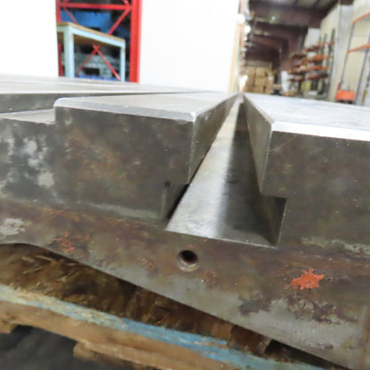 51-1/4" x 22" T-Slot Machine Set Up Work Holding Plate 1-1/4" T-Slots