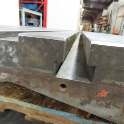 51-1/4" x 22" T-Slot Machine Set Up Work Holding Plate 1-1/4" T-Slots