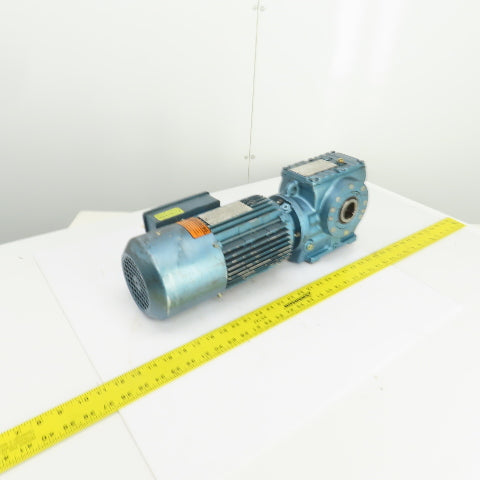 Sew-Eurodrive SA57DT80K 84:1 Ratio Gear Reducer 0.75HP 20RPM 3PH W/Brake 24VDC