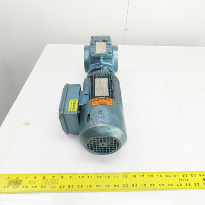Sew-Eurodrive SA57DT80K 84:1 Ratio Gear Reducer 0.75HP 20RPM 3PH W/Brake 24VDC