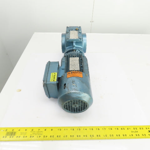 Sew-Eurodrive SA57DT80K 84:1 Ratio Gear Reducer 0.75HP 20RPM 3PH W/Brake 24VDC