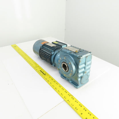 Sew-Eurodrive SA57DT80K 84:1 Ratio Gear Reducer 0.75HP 20RPM 3PH W/Brake 24VDC