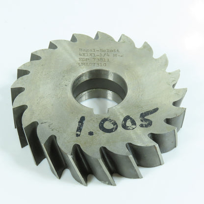 Regal 4" x 1" Plain Milling Cutter 1-1/4" Arbor 20 Tooth