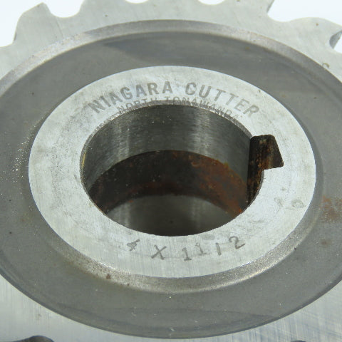 Niagara 3-15/16" x 1-1/2" Plain Milling Cutter 1-1/4" Arbor 20 Tooth