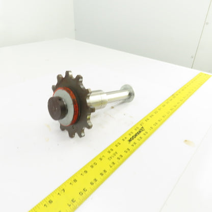 12 Tooth Roller Chain Sprocket Gear Drive 1-1/4" Shaft From DFT71D4