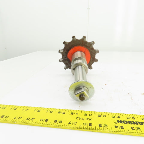 12 Tooth Roller Chain Sprocket Gear Drive 1-1/4" Shaft From DFT71D4