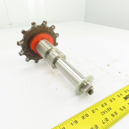 12 Tooth Roller Chain Sprocket Gear Drive 1-1/4" Shaft From DFT71D4