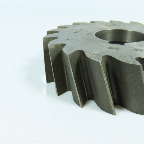 3-3/4" x 1-1/64" RH & LH Plain Milling Cutter 1-1/4" Arbor 18 Tooth Lot of 2