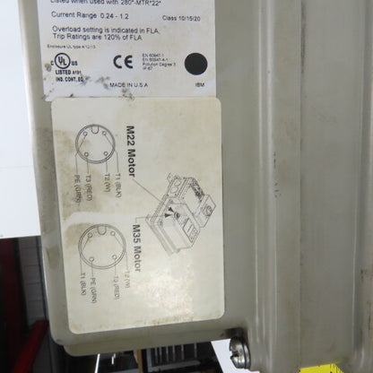 Allen Bradley 280D-F12Z-10A-RR-3 280D-FN-10-R ArmorStart Base & Control 0.75HP