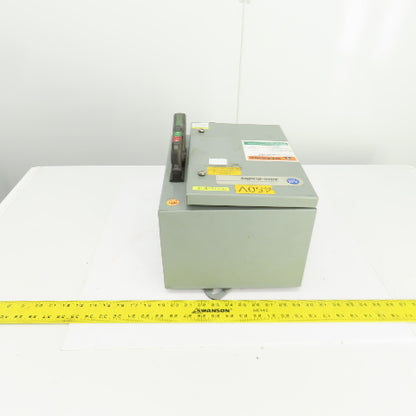 Allen Bradley 1494G-BF3N-98 AL-208 30A Enclosed Safety Disconnect Switch 600V 3R